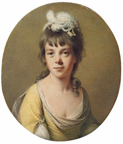Retrato de Miss Harriet Hope de Joseph Wright of Derby