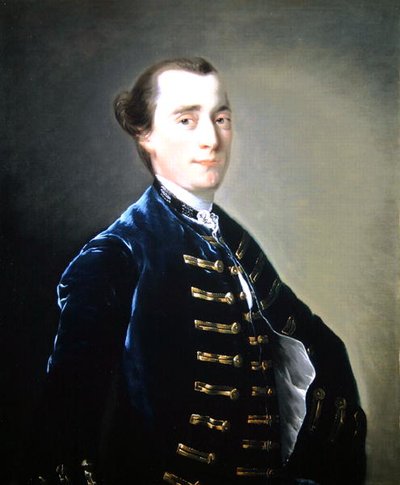 Retrato de Sampson Copestake (d.1781) de Kirk Langley (óleo sobre tela) de Joseph Wright of Derby