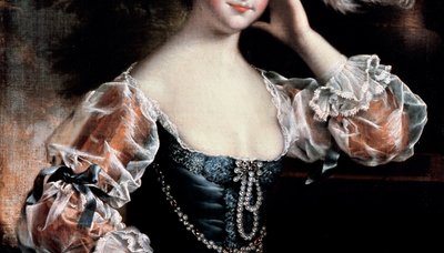 Susanna Hope (detalhe de 1194) de Joseph Wright of Derby