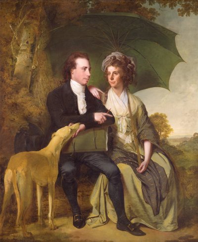 O Rev. e a Sra. Thomas Gisborne, de Yoxhall Lodge, Leicestershire de Joseph Wright of Derby