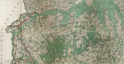Português: Mapa de Stavele - Roesbrugge-Haringe (Stavele), Bélgica por Joseph de Ferraris (1726 – 1814) de Joseph de Ferraris