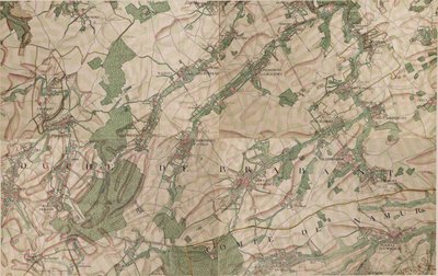 Mapa de Perwez le Marchez - Perwez de Joseph de Ferraris