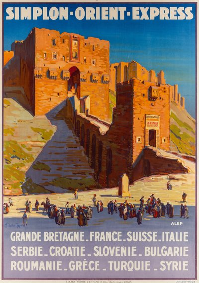 Simplon-Orient-Express, ca 1927. de Joseph de La Nézière
