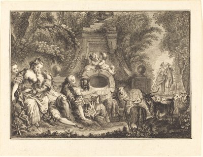 Prazeres do campo de Joseph de Longueil after Charles Eisen