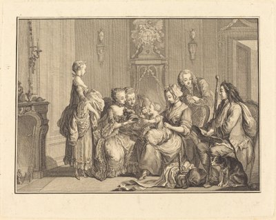 A bela enfermeira de Joseph de Longueil after Charles Eisen