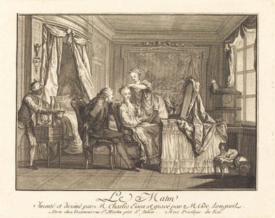 Manhã de Joseph de Longueil after Charles Eisen