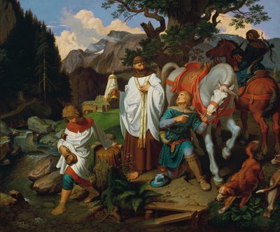 Rudolf dos Habsburgos e o Sacerdote de Joseph von Fuhrich
