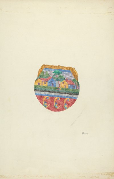 Beaded Purse, c. 1937. de Josephine C. Romano