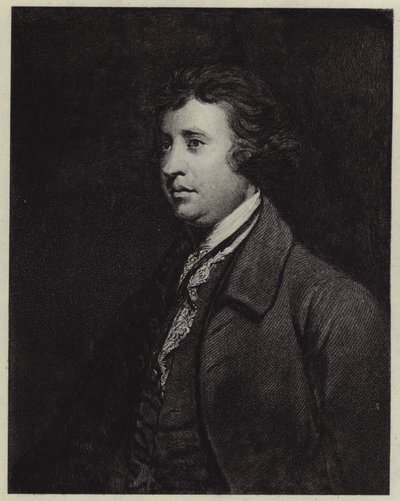 Edmund Burke (litho) de Joshua (after) Reynolds