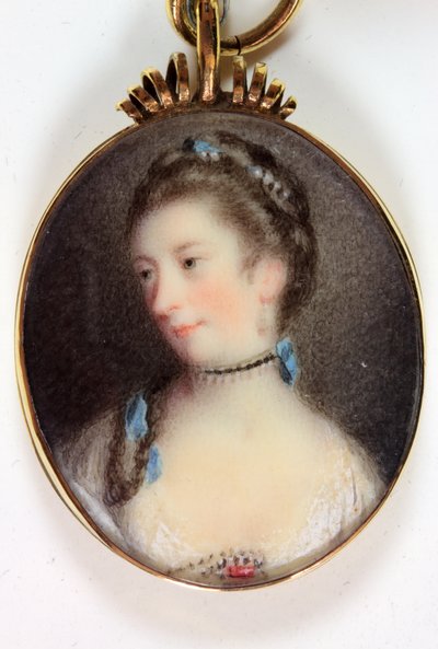 Lady Anne Campbell, Condessa de Strafford (esmalte) de Joshua (after) Reynolds
