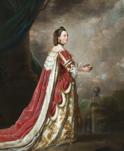 Retrato de Isabel, duquesa de Northumberland (óleo sobre tela) de Joshua (after) Reynolds