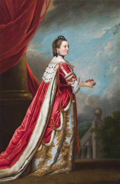 Retrato de Elizabeth Percy, Duquesa de Northumberland (óleo sobre tela) de Joshua (after) Reynolds