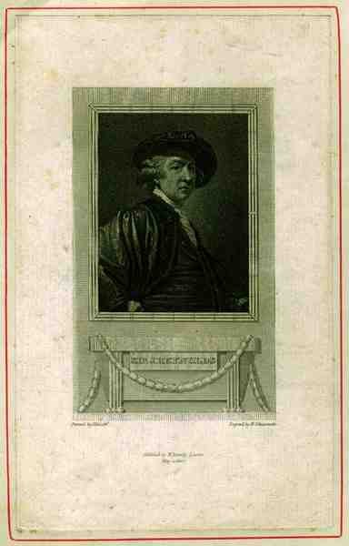 Retrato de Sir Joshua Reynolds (1732-92) gravado por N. Schiavonetti, pub. 1810 (gravura) de Joshua (after) Reynolds