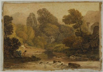 Uma cena perto de Lodore, Cumberland de Joshua Cristall