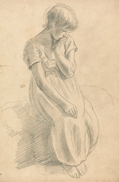 Uma criança sentada de Joshua Cristall
