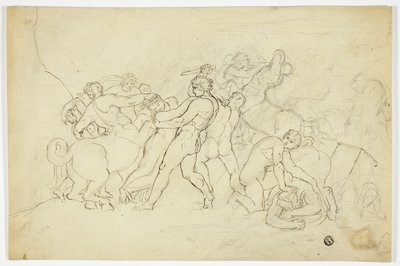 Batalha de Lapiths e Centauros de Joshua Cristall