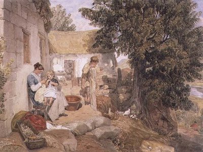 Casas de campo perto de Symonds Yat com números do país de Joshua Cristall