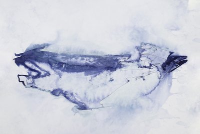 Pássaro Azul Abstrato de Joshua Hoskins