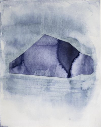 Geometria Abstrata Azul de Joshua Hoskins