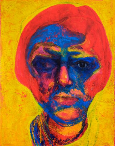 Retrato ousado e expressivo de Joshua Hoskins