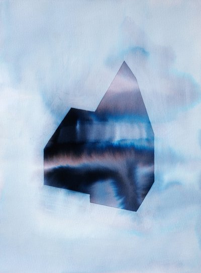 Lavagem geométrica índigo de Joshua Hoskins