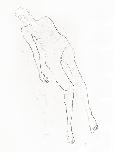 Desenho de um nu sereno de Joshua Hoskins