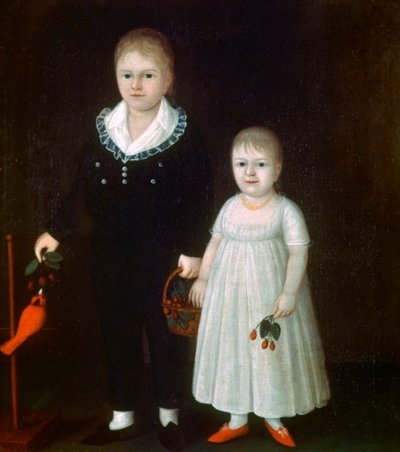 Edward e Sarah Rutter, c1805 de Joshua Johnson