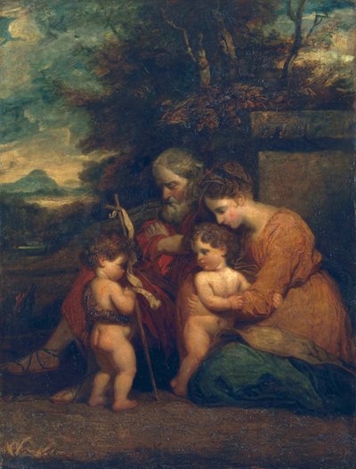 familia sagrada de Joshua Reynolds