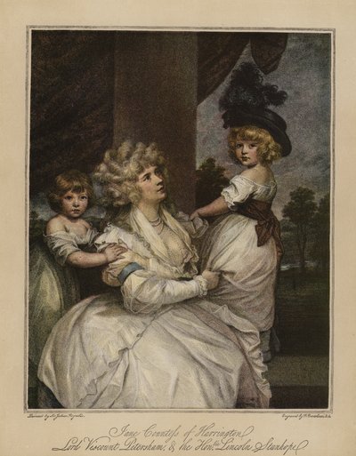 Jane Condessa de Harrington, Lorde Visconde Petersham e o Honrado Lincoln Stanhope de Joshua Reynolds