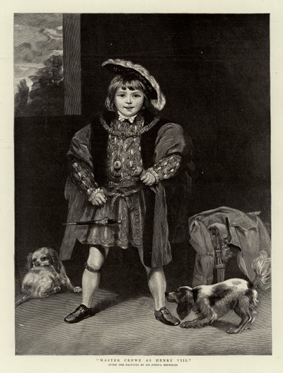 Mestre Crewe como Henrique VIII de Joshua Reynolds