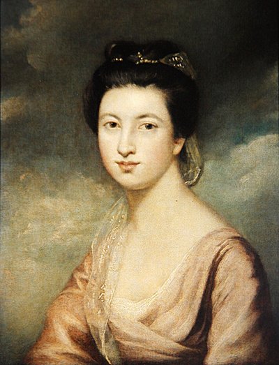 Miss Jane Davidson (óleo sobre tela) de Joshua Reynolds