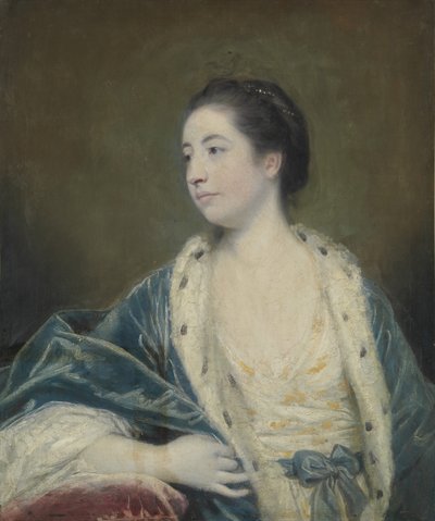 Retrato de uma mulher. de Joshua Reynolds