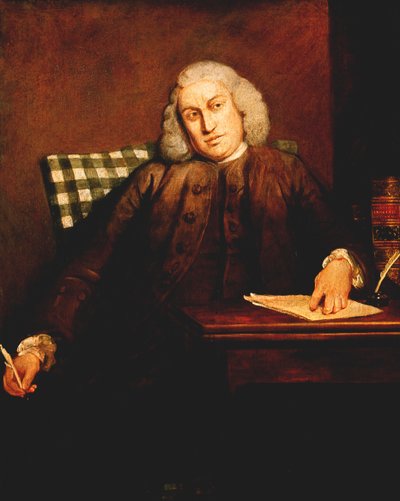 Samuel Johnson, inglês, homem das letras, 1756-1757 de Joshua Reynolds