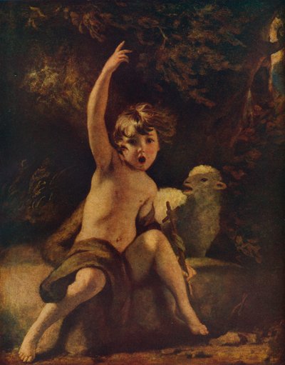 São João no deserto, c1776 de Joshua Reynolds
