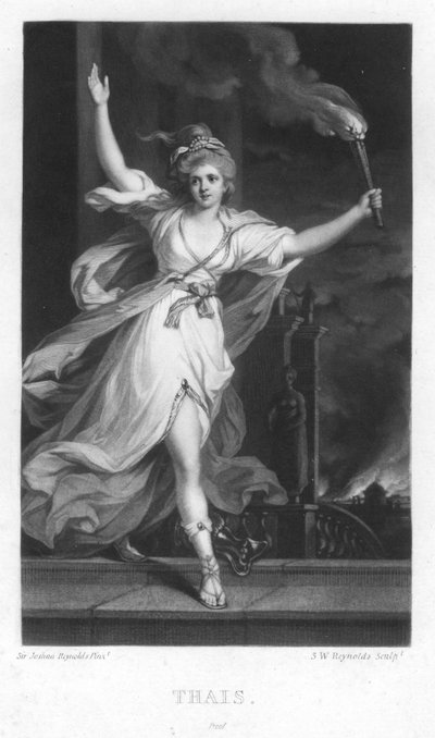 Thais, c1740-1790 de Joshua Reynolds