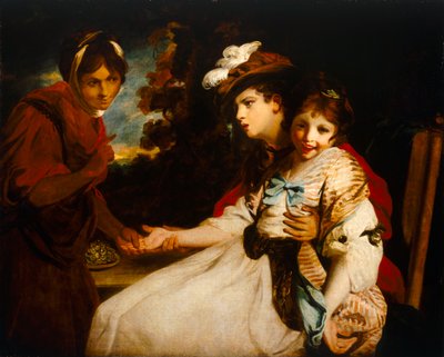 The Gypsy Fortune Teller, c.1781 (óleo sobre tela) de Joshua Reynolds