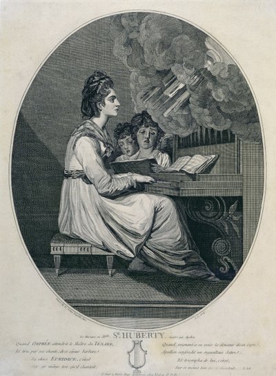A Música de Mademoiselle S. Huberty Inspirado por Apollo de Joshua Reynolds