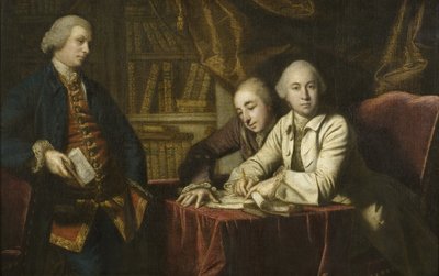 A Festa Fora da Cidade, c.1759 de Joshua Reynolds