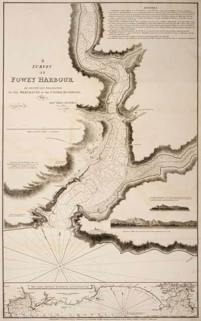 Um estudo do porto de Fowey de Joshua Thomas Austen