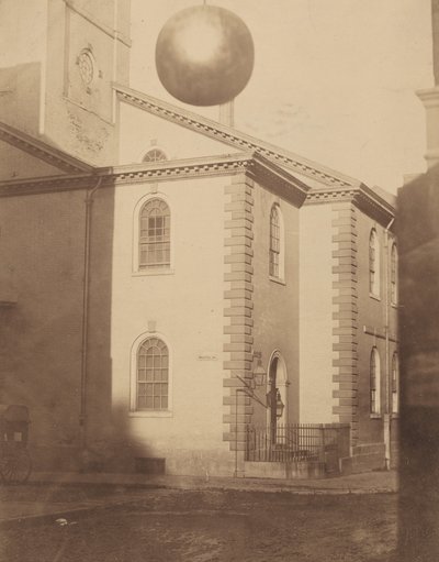 Igreja de Brattle Square, década de 1850 (foto) de Josiah Johnson Hawes
