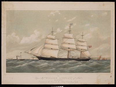 Navio Clipper Wiliam Lindsay de Leith, 970 toneladas, registo..., 27 de fevereiro de 1868, de Josiah Taylor