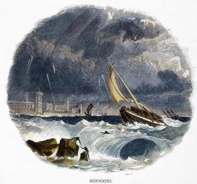 Monções, de Fenômenos da Natureza, 1849 de Josiah Wood Whymper