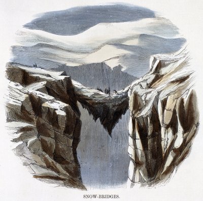 Pontes de Neve, Fenômenos da Natureza, 1849 de Josiah Wood Whymper