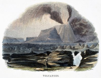 Vulcões, de Fenômenos da Natureza, 1849 de Josiah Wood Whymper