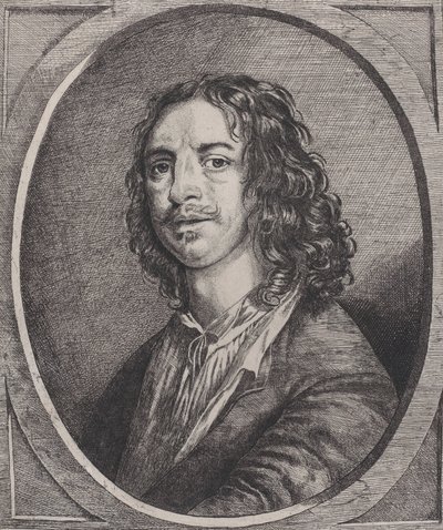 Retrato de William Dobson, 1645-49 . de Josias English