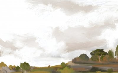 Paisagem impressionista serena de Josie George