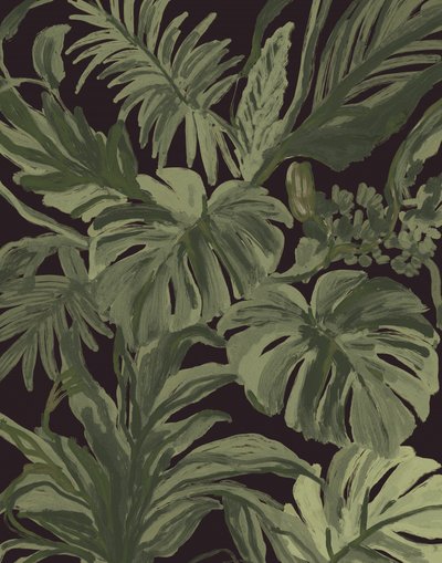 Folhagem tropical escura de Josie George