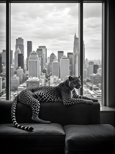 Vista do Leopardo Urbano de Josie George