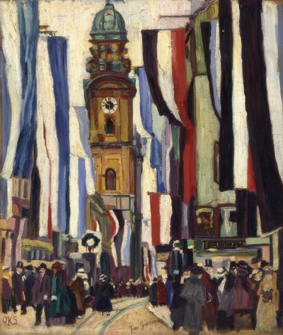 J.Goossens, dia de festa na Theatinerkirche de Josse Goossens