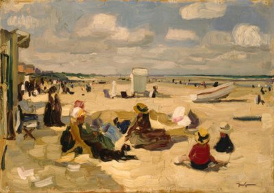 J.Gossens, praia de La Panne de Josse Goossens